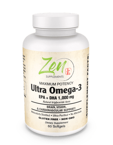 Ultra Omega-3 Fish Oil Supplement 120 SoftGels