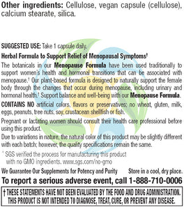 Menopause Formula Veg Caps 90 Count