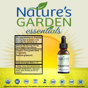 Fenugreek - 1 oz Liquid Single Herb