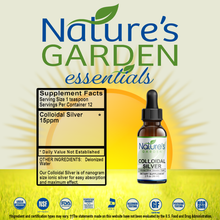 Colloidal Silver 15ppm (oral drops) - 2 oz