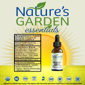 RESPIR-EASE (Alcohol Free) - 1 oz Liquid Herbal Formula