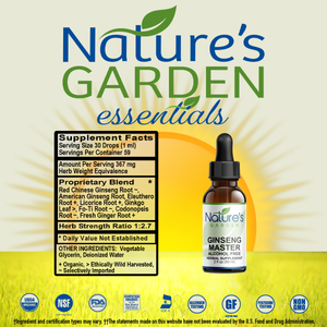 GINSENG MASTER (Alcohol Free) - 2 oz Liquid Herbal Formula